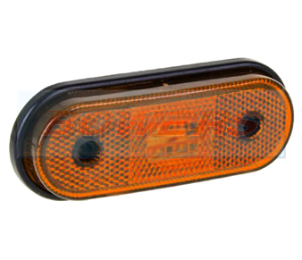 Amber Oval LED Marker Lamp FT-020Z